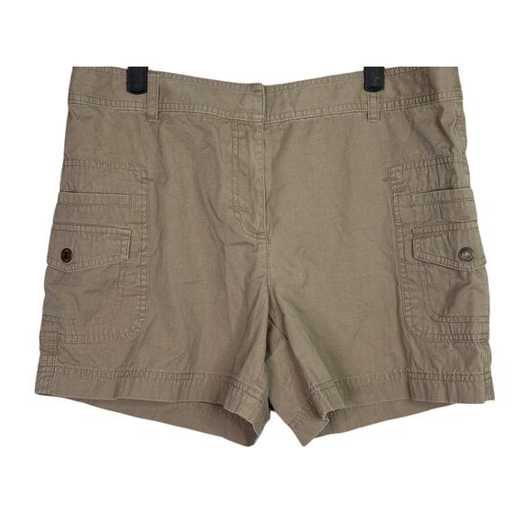 J. Crew Cotton Classic Chino Utility Flat Front Pocket Casual Shorts 10 Khaki - Picture 9 of 15